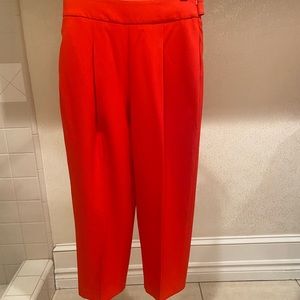 Zara pepper red trousers